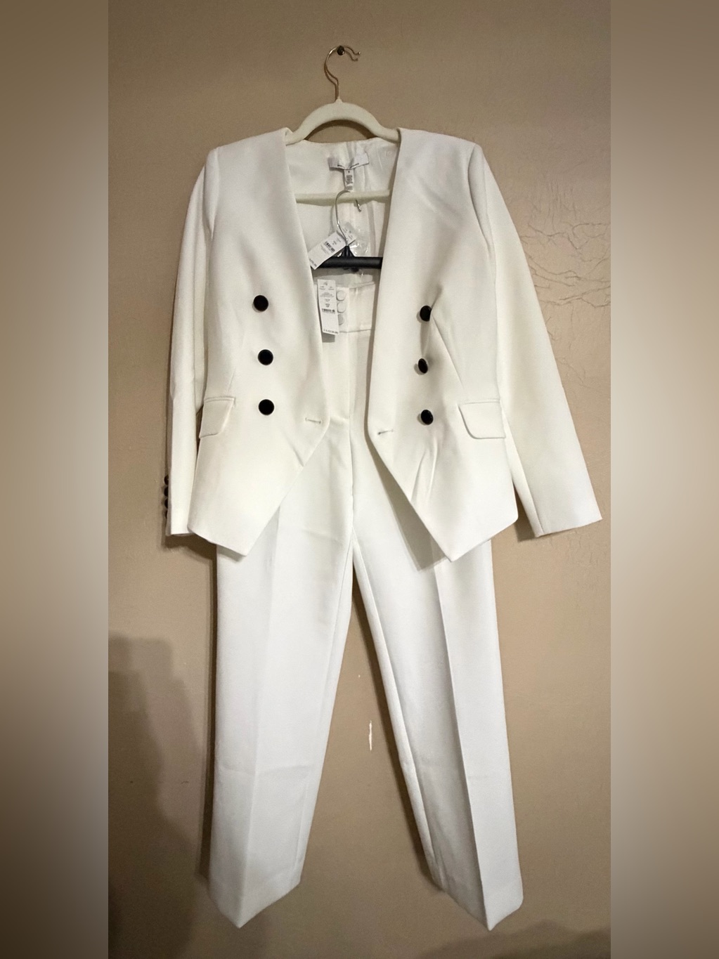 Nwt Whbm White House Black Market Studio Blazer Top Sz6 Pant 6p